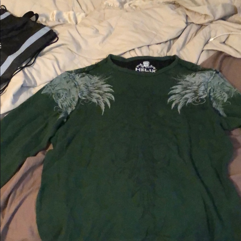 Helix green long sleeve